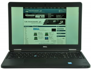 Model Dell Latitude E5550 to klasyczny notebook 15,6-calowy
